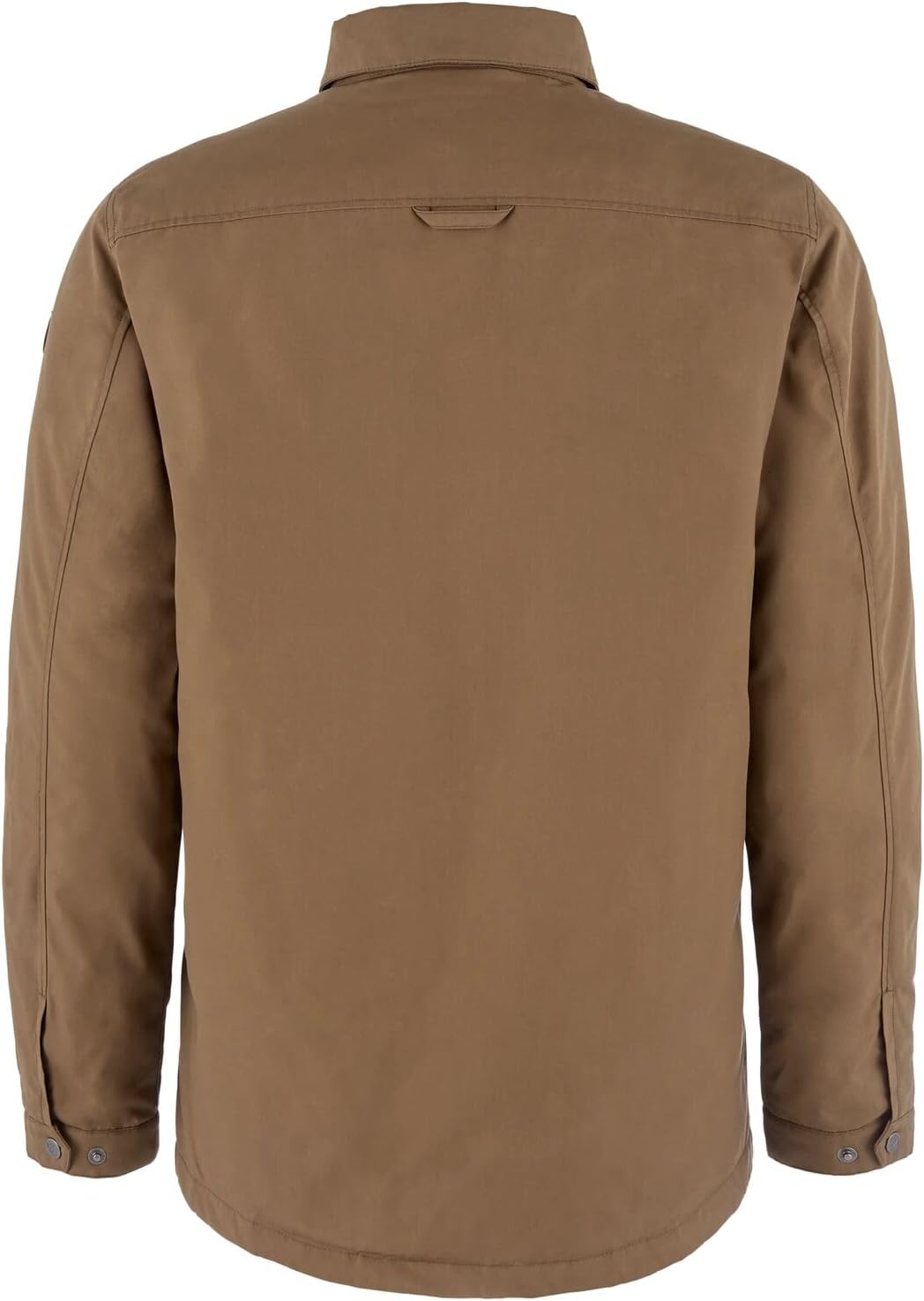 Fjallraven Ovik Down Shirt Men's Insulated Puffer Jacket Wood Brown