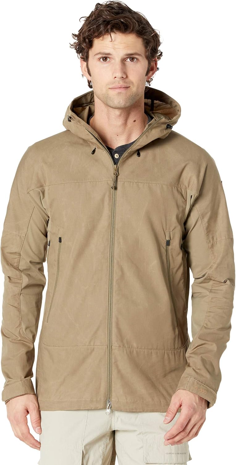 Fjällräven Abisko Lite Men's Trekking Jacket - Lightweight, Stretch, Comfortable, Wind-Resistant Fabric - Hiking, Trekking Light Olive