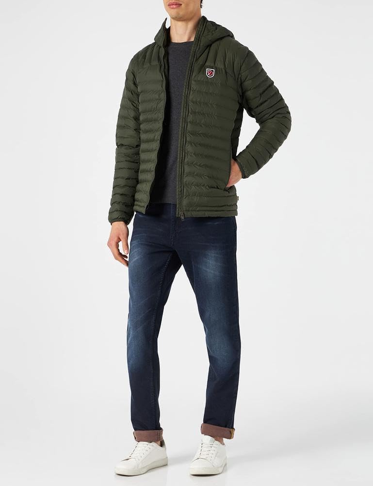 Fjallraven Expedition Latt Men's Insulated Full-Zip Midlayer Hoody Deep Forest