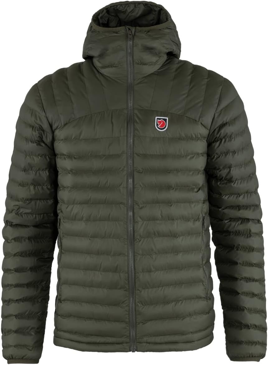 Fjallraven Expedition Latt Men's Insulated Full-Zip Midlayer Hoody Deep Forest
