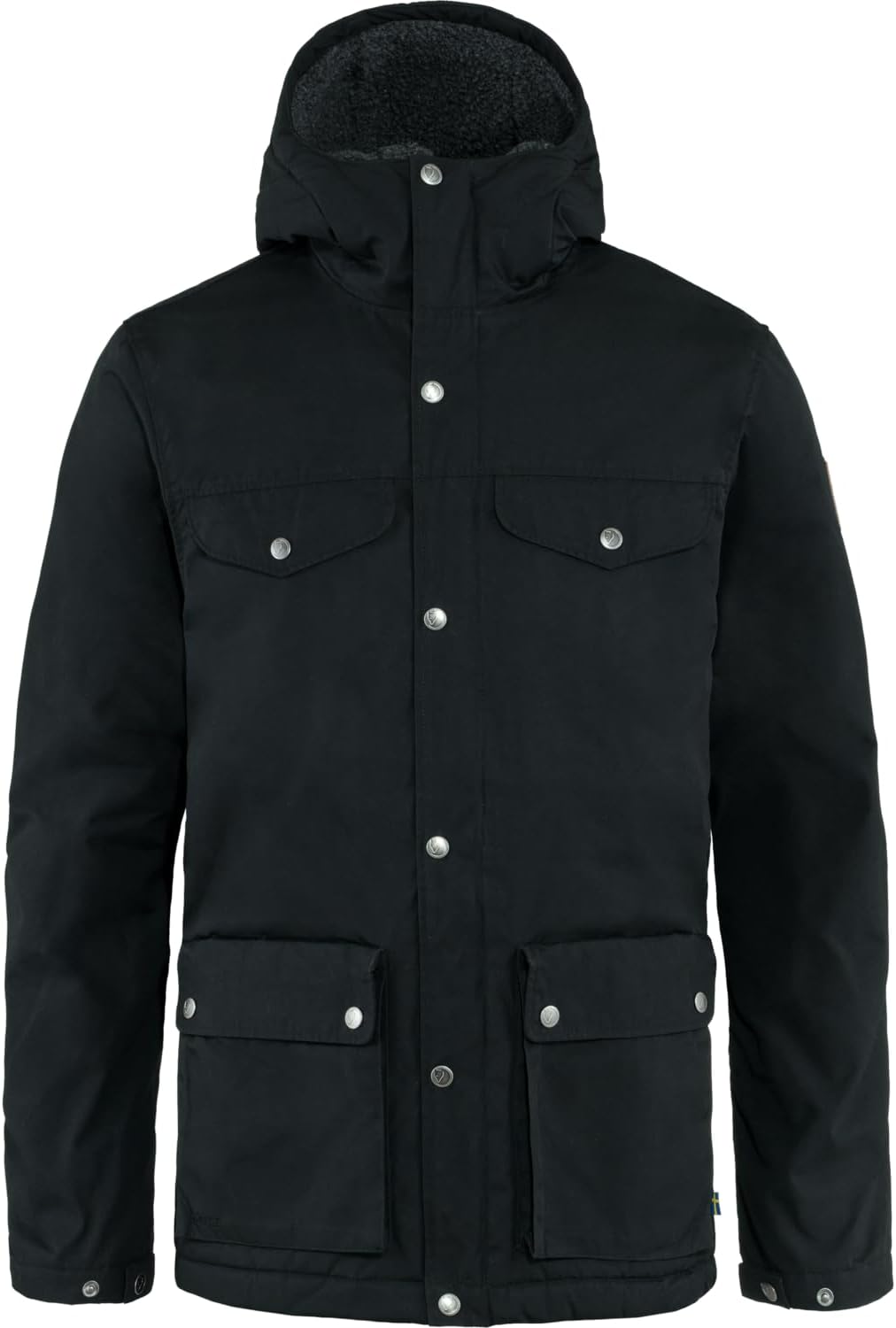 Fjallraven Greenland Winter Men's Insulated Full-Zip Midlayer Jacket Black