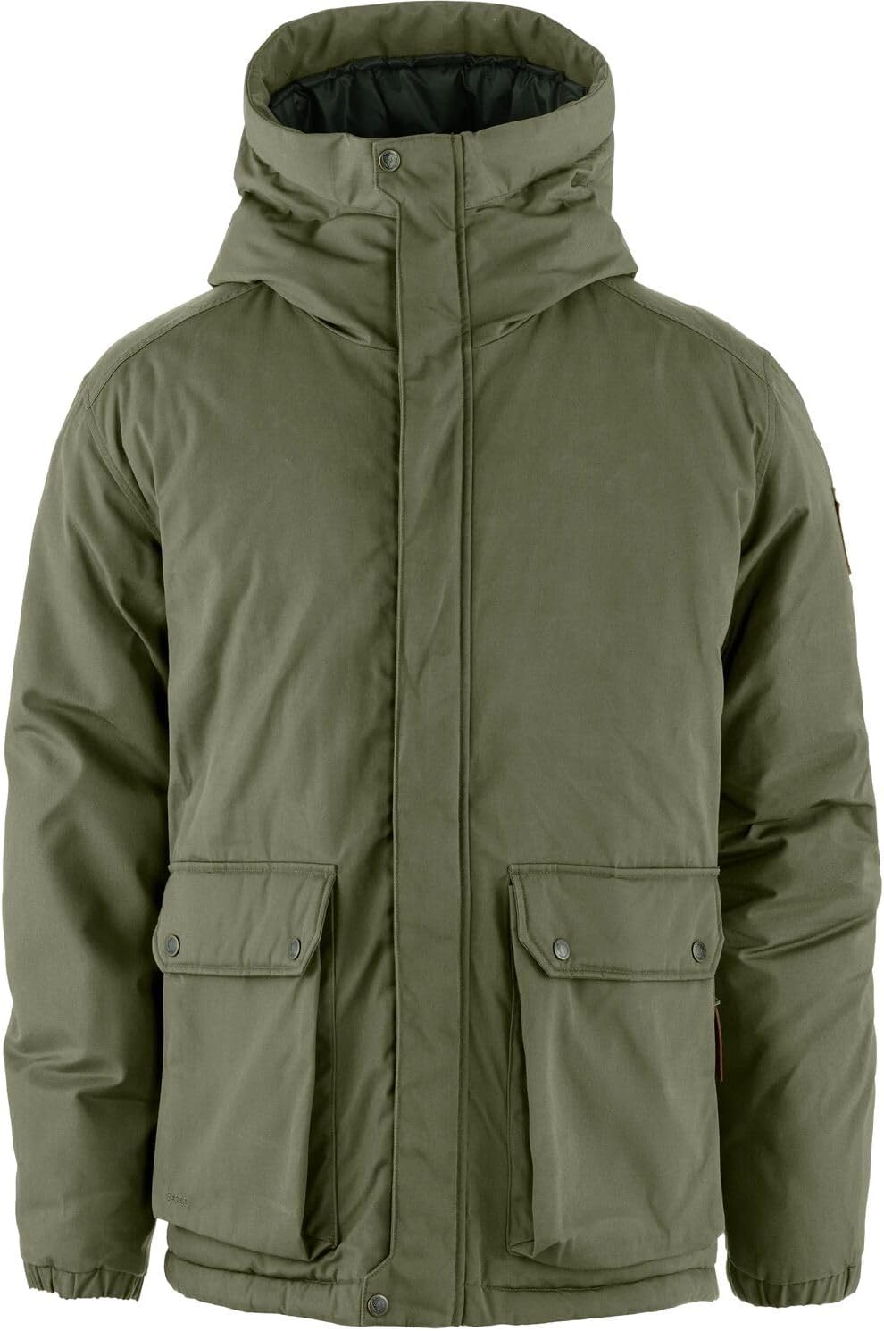 Fjallraven Ovik Padded Men's Insulated Full-Zip Midlayer Jacket Laurel Green