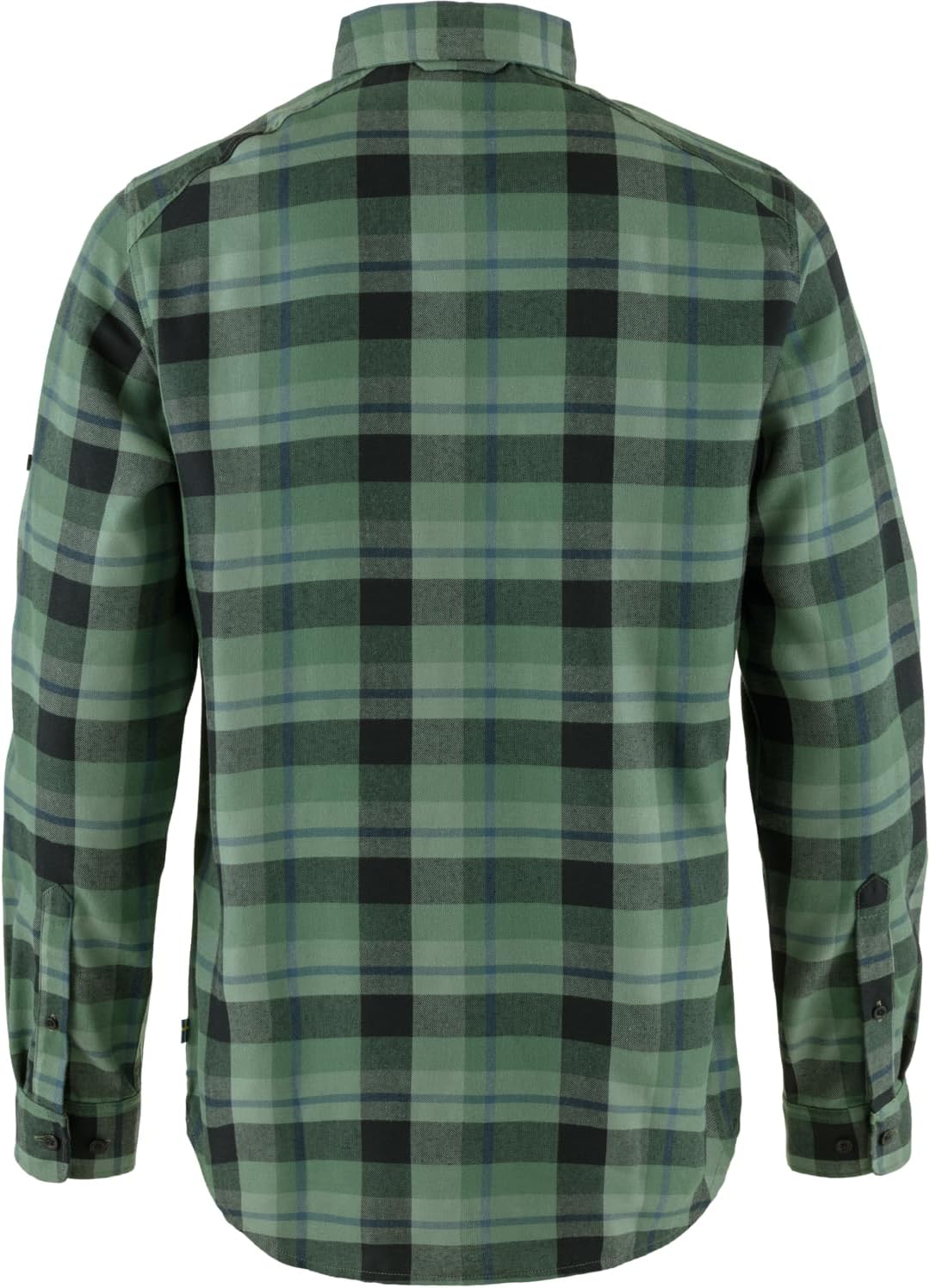 Fjallraven Fjallglim Relaxed Shirt Men's Long Sleeve Flannel Deep Patina-dark Navy