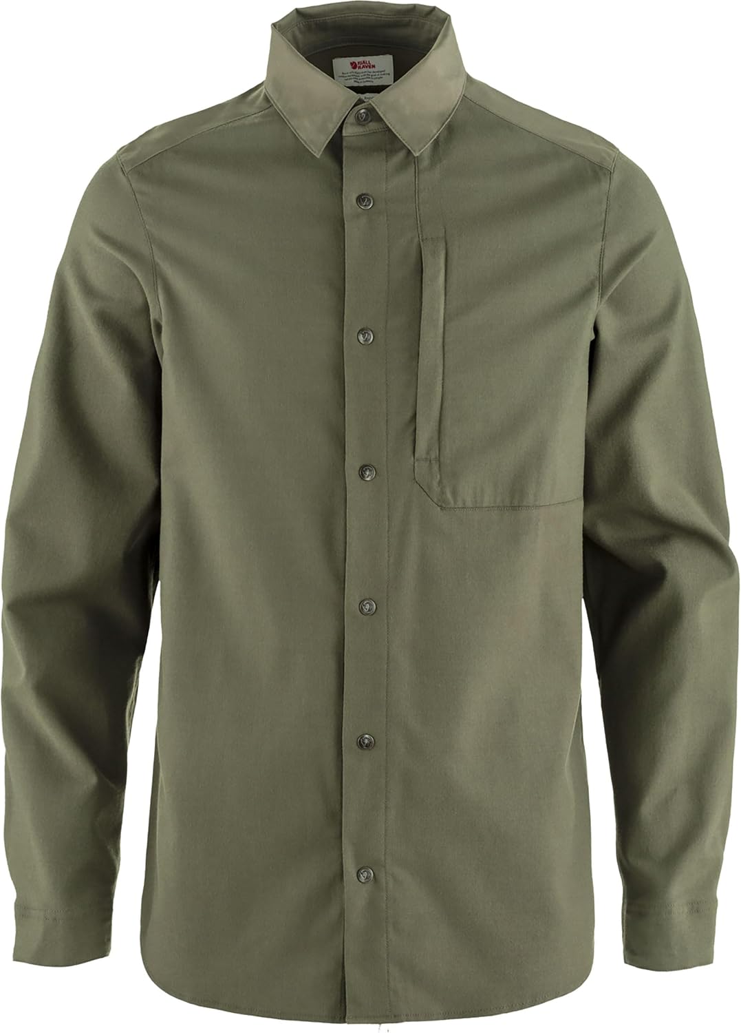 Fjällräven Keb Men's Long Sleeve Trekking Shirt - Lightweight, Breathable, Comfortable Fabric - Hiking, Travel Laurel Green/Laurel Green