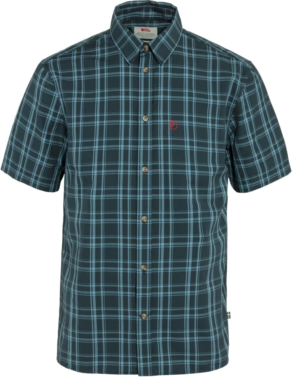 Fjällräven Övik Lite Shirt SS Men's Shirt Dark Navy/Dawn Blue
