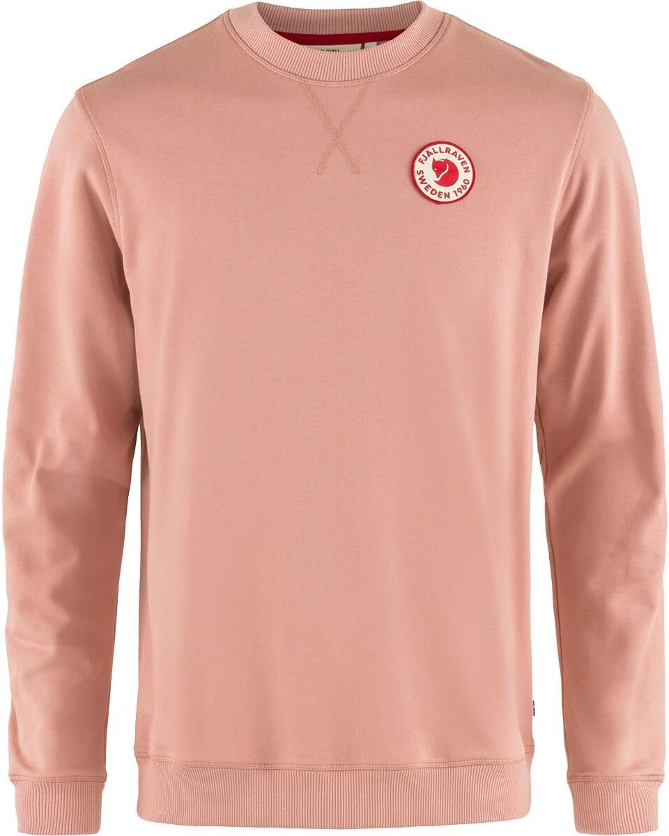 Fjällräven 1960 Logo Badge Sweater - Men's, Dusty Rose, XXL