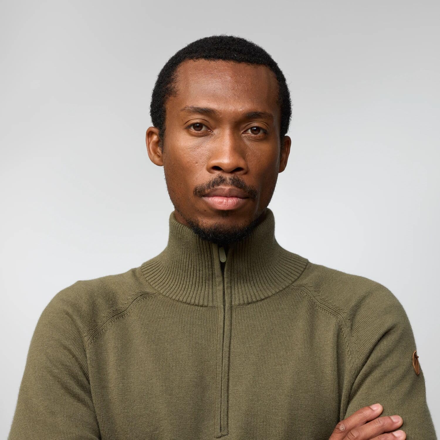 Fjällräven Övik Lite Half Zip Men's Sweater Dark Navy
