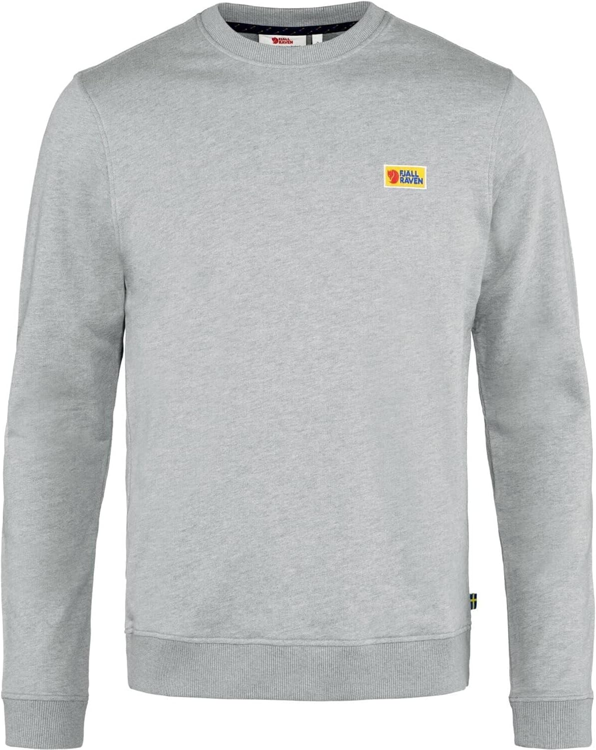 Fjällräven Vardag Men's Sweater - Breathable, Comfortable, Soft Cotton Fabric - Hiking, Travel Grey/Melange