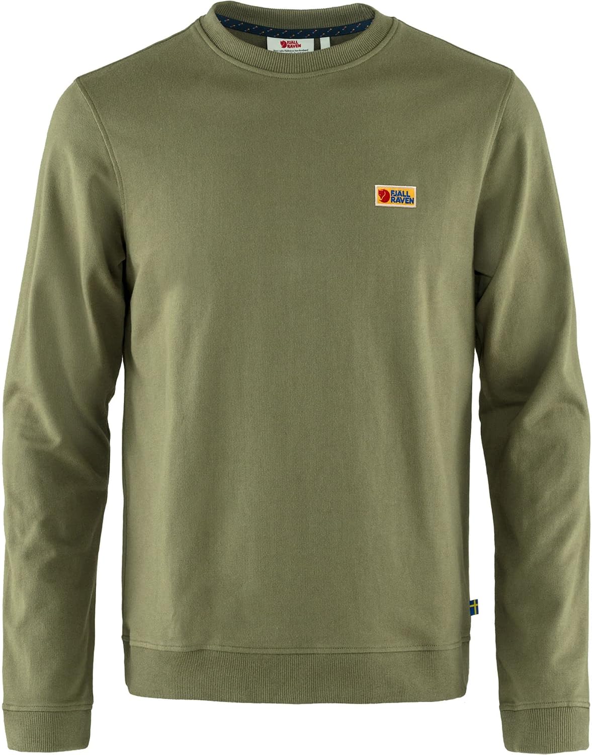 Fjällräven Vardag Men's Sweater - Breathable, Comfortable, Soft Cotton Fabric - Hiking, Travel Green