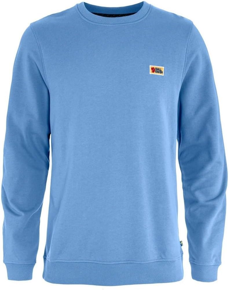 Fjällräven Vardag Men's Sweater - Breathable, Comfortable, Soft Cotton Fabric - Hiking, Travel Ultramarine