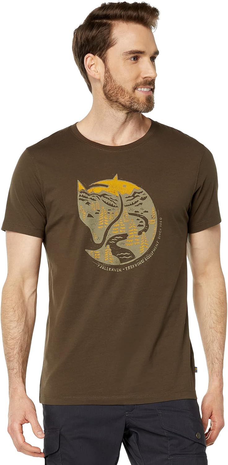 Fjällräven Arctic Fox T-Shirt Men's Shirt Dark Olive