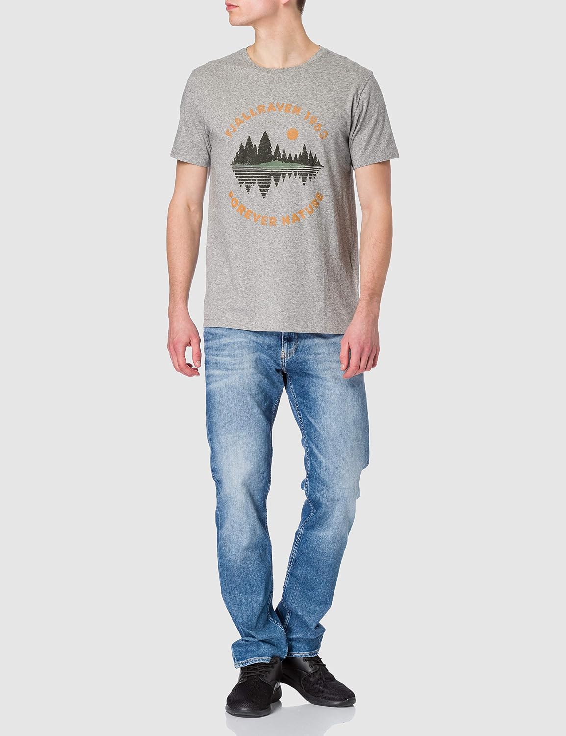 Fjallraven F87045020XXL Forest Mirror T-Shirt M Grey XXL