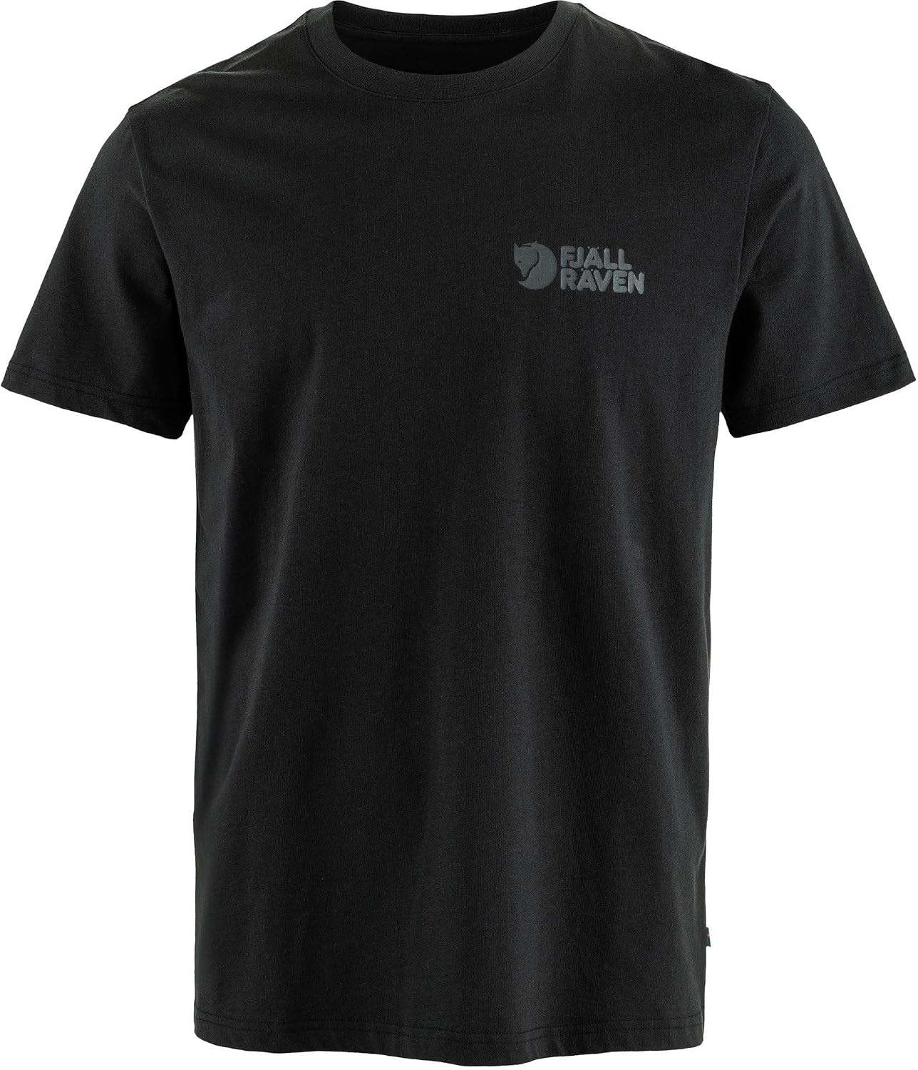 Fjällräven Heavy Classic Men's T-Shirt - Durable, Comfortable, Heavyweight Cotton Fabric - Hiking, Travel Black