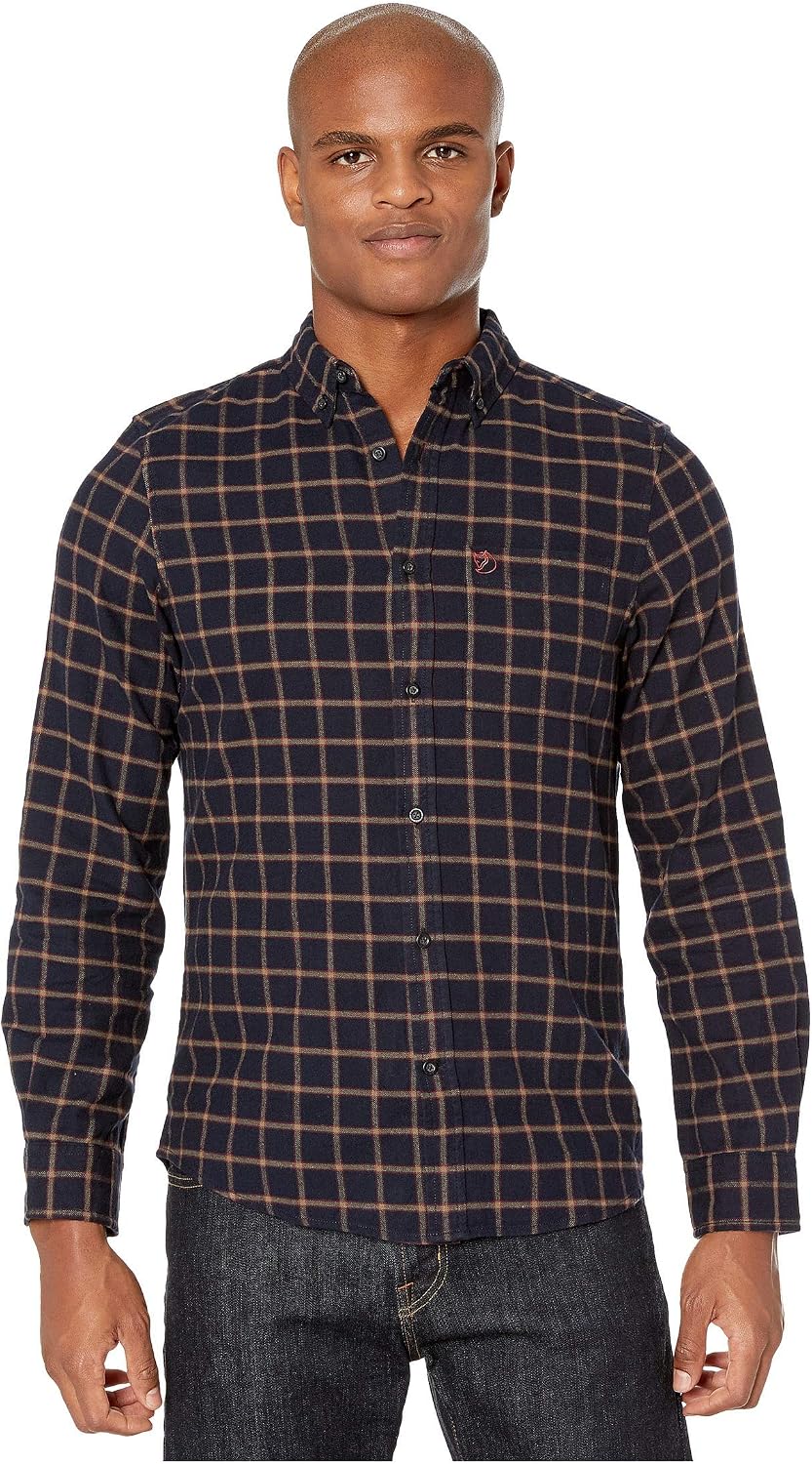 Fjällräven Heavy Classic Men's T-Shirt - Durable, Comfortable, Heavyweight Cotton Fabric - Hiking, Travel Dark Navy