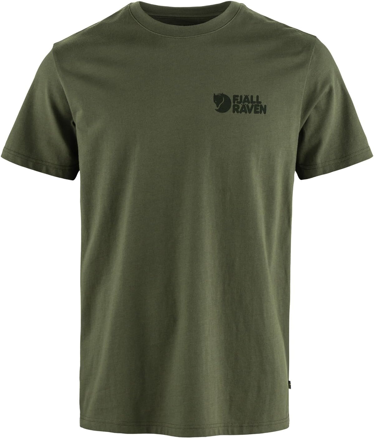 Fjällräven Heavy Classic Men's T-Shirt - Durable, Comfortable, Heavyweight Cotton Fabric - Hiking, Travel Laurel Green