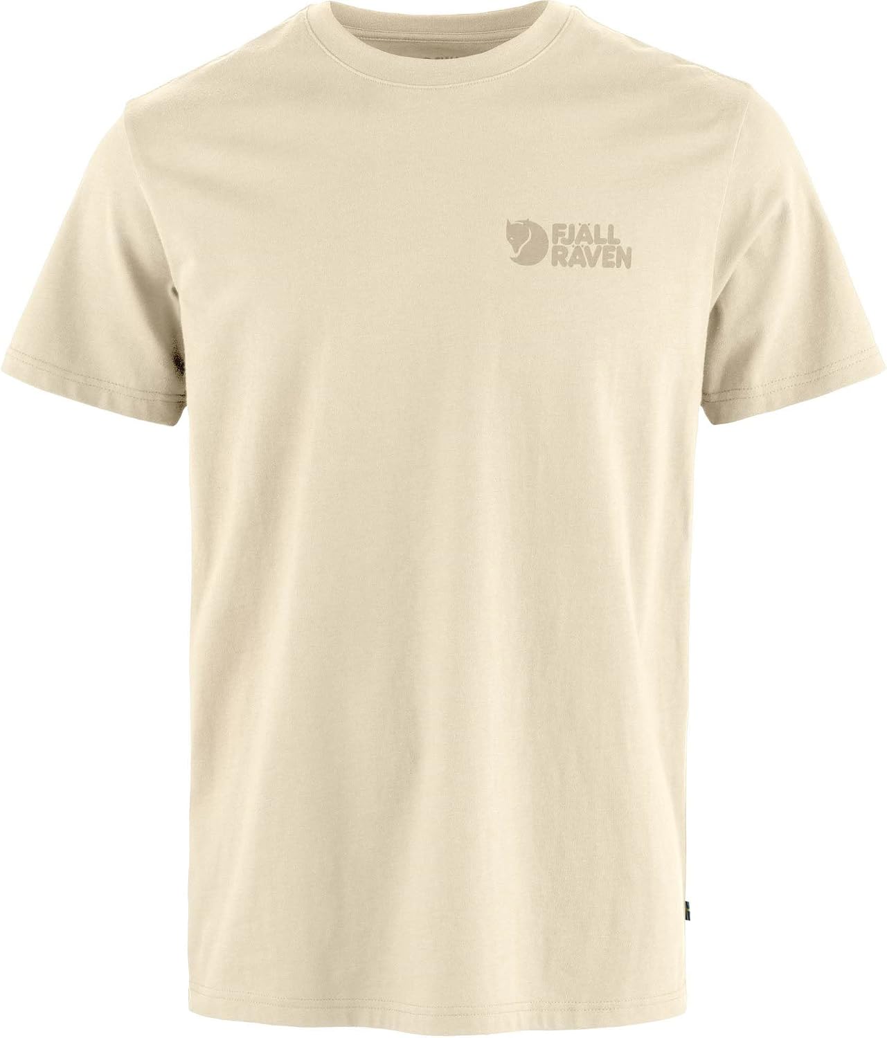 Fjällräven Heavy Classic Men's T-Shirt - Durable, Comfortable, Heavyweight Cotton Fabric - Hiking, Travel Chalk White