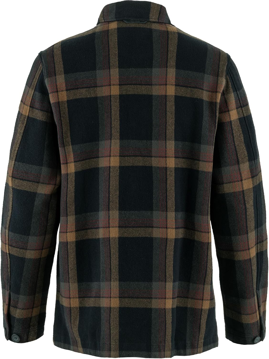 Fjällräven Singi Flannel Overshirt Men's Shirt Dark Navy/Wood Brown