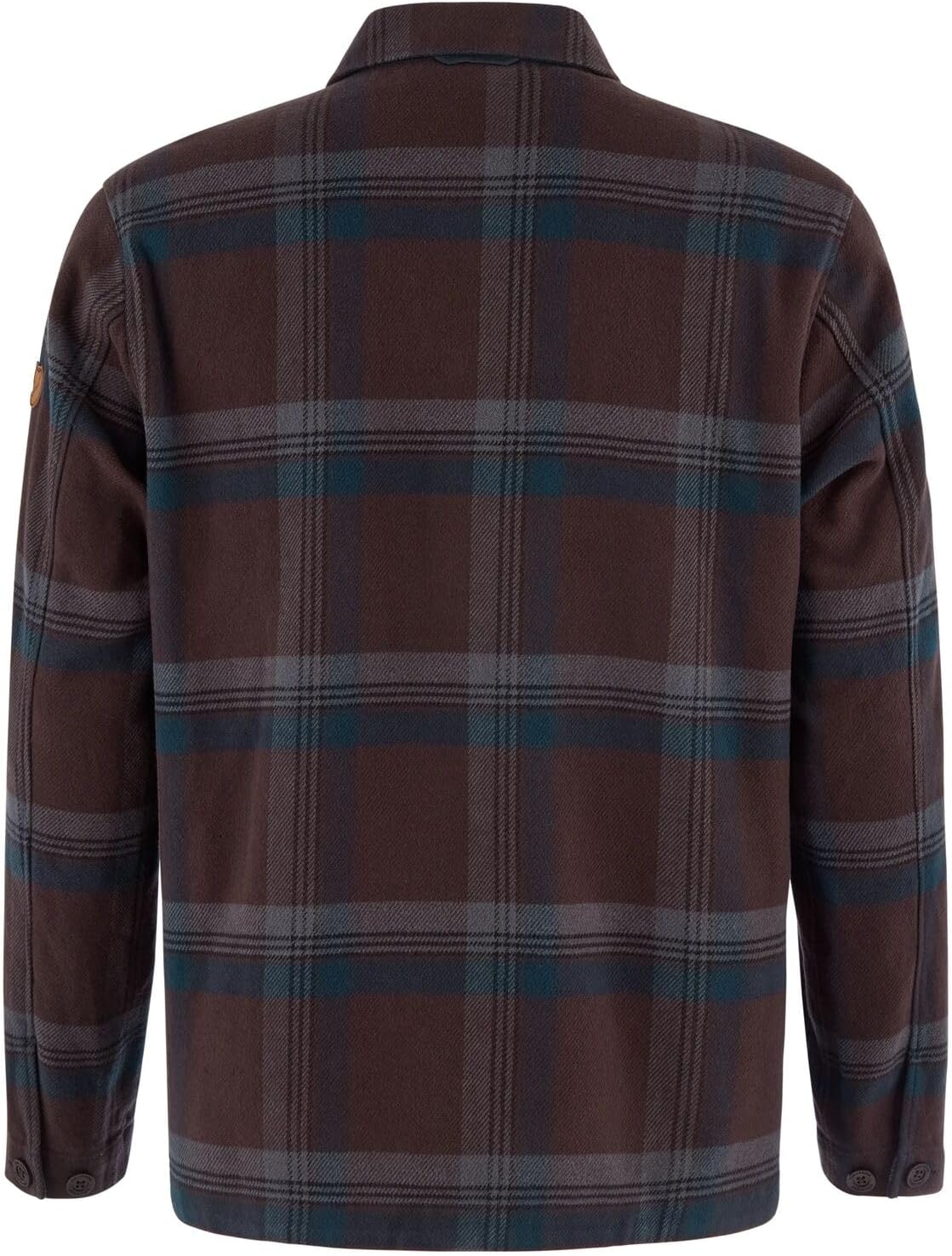 Fjällräven Singi Flannel Overshirt Men's Shirt Black Oak/Dark Navy