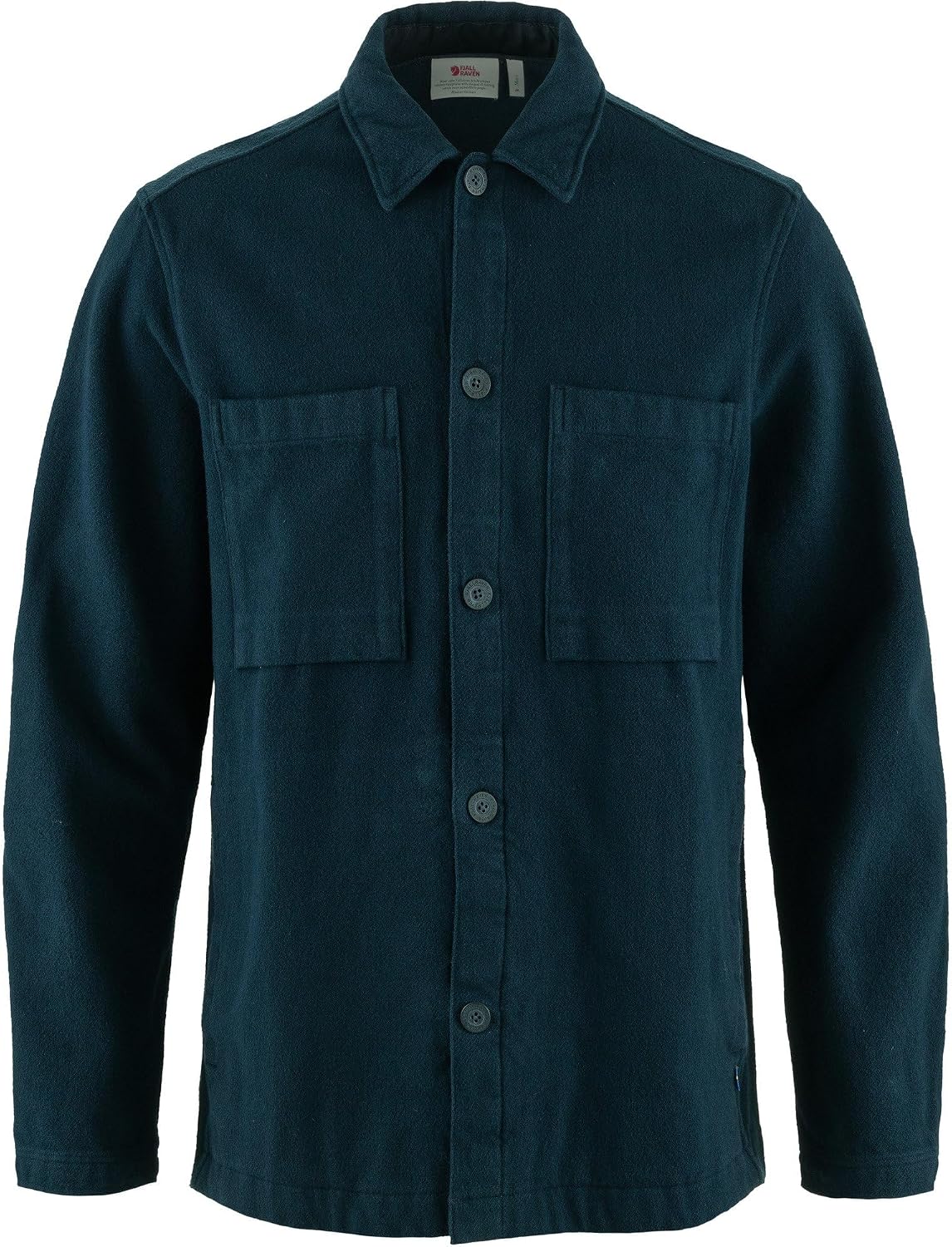 Fjällräven Singi Flannel Overshirt Men's Shirt Dark Navy