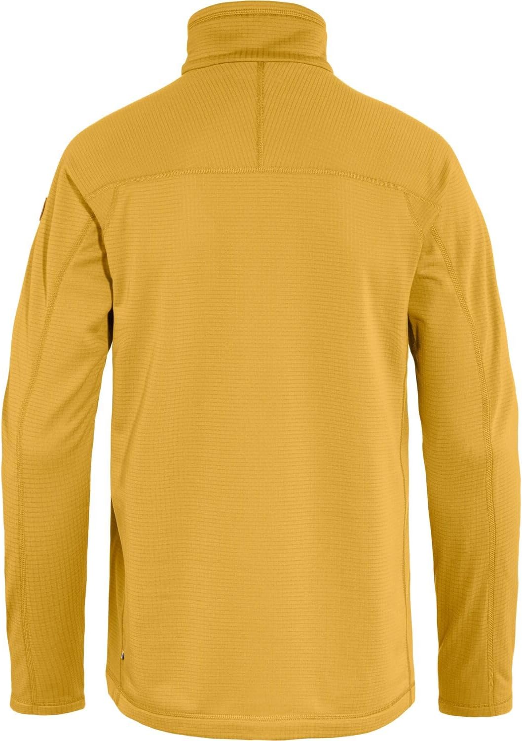 Fjällräven Abisko Lite Men's Half Zip Fleece - Breathable, Comfortable, Lightweight Fleece Warmth - Hiking, Trekking Ochre
