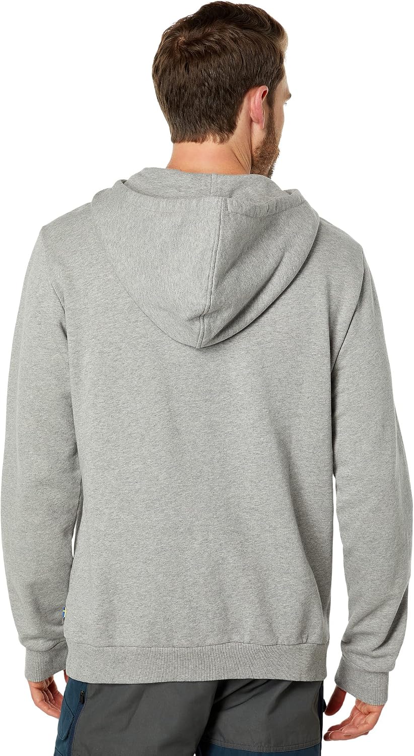Fjallraven Logo Men's Round Neck Sweatshirt - Relaxed Fit Grey/Melange