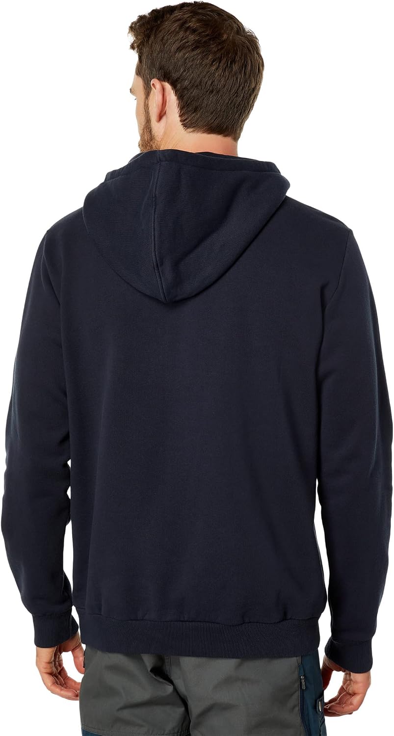 Fjallraven Logo Men's Round Neck Sweatshirt - Relaxed Fit Dark Navy