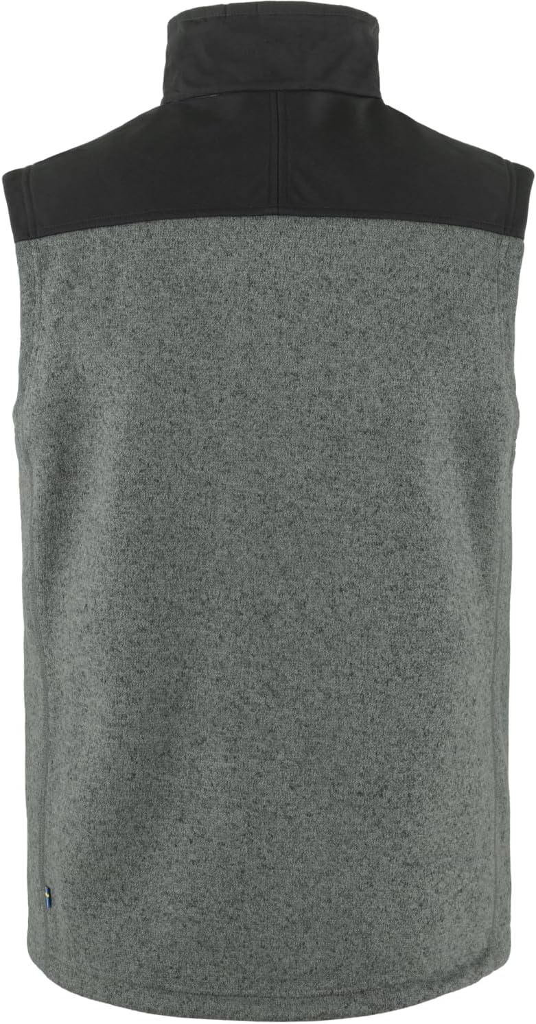 Fjallraven Buck Men's Fleece Full-Zip Midlayer Vest Grey/Melange