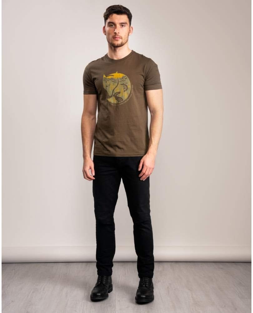 Fjällräven Arctic Fox T-Shirt Men's Shirt Dark Olive