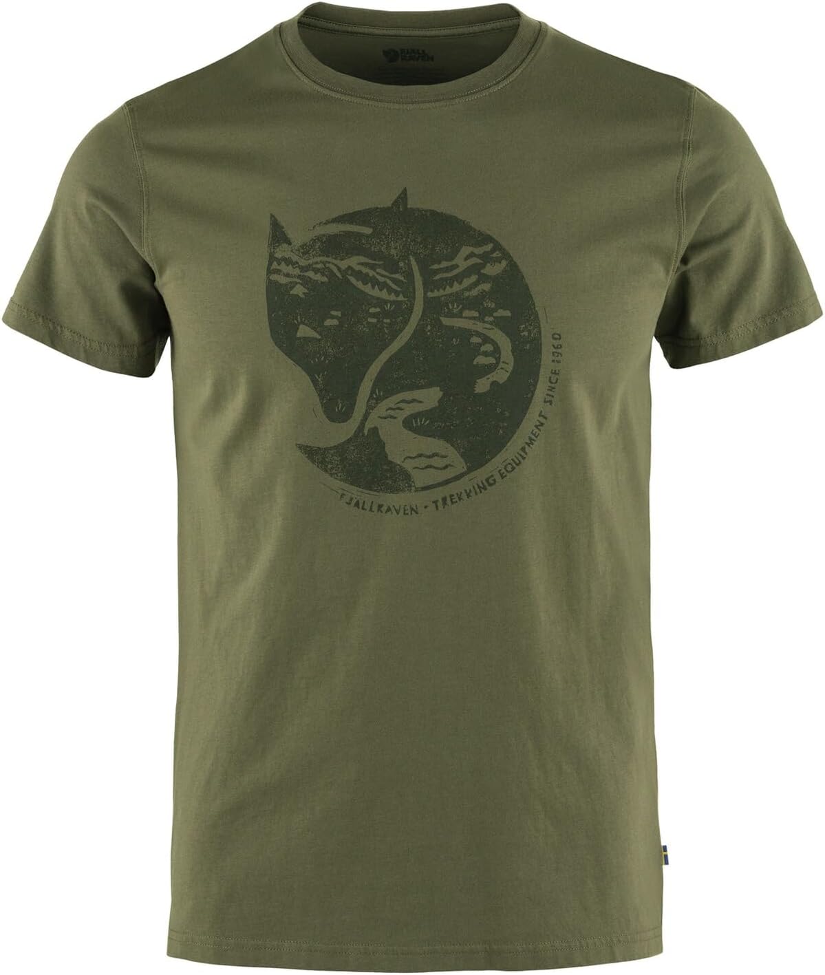 Fjällräven Arctic Fox T-Shirt Men's Shirt Laurel Green