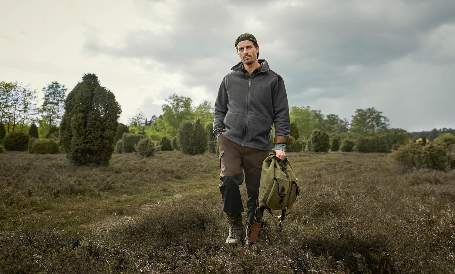 Fjallraven Men's Sten Fleece Dark Grey