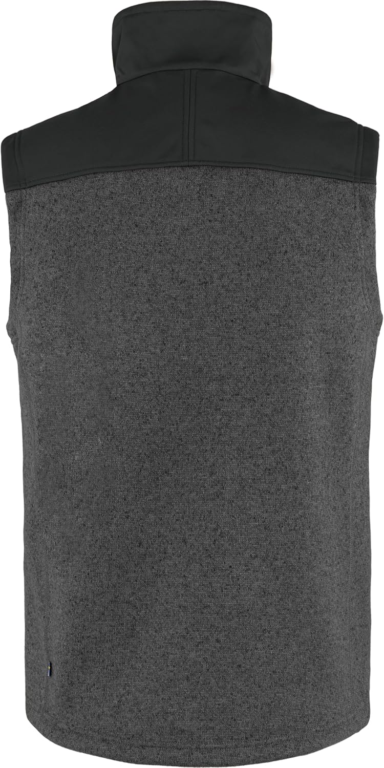 Fjallraven Buck Men's Fleece Full-Zip Midlayer Vest Graphite