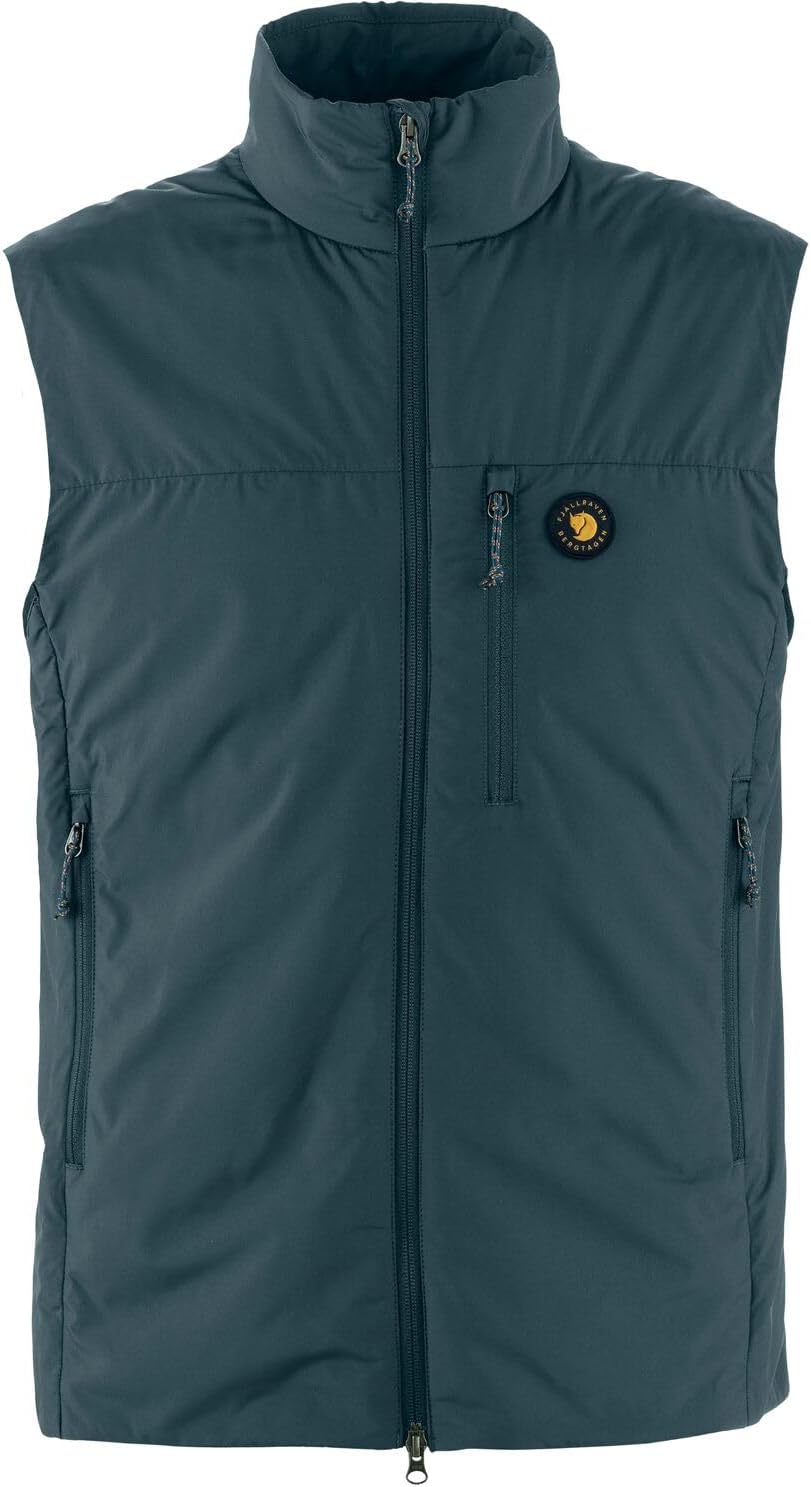 Fjällräven Bergtagen 60 Insulation Men's Vest - Lightweight Insulation, Packable Warmth, Technical Fit - Trekking Mountain Blue