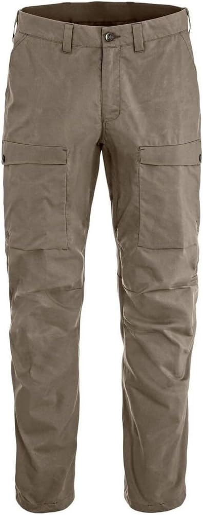 Fjällräven Abisko Hybrid Trail Men's Trekking Trousers - Reinforced Areas, Stretch, Durable Fabric - Hiking, Trekking Suede Brown