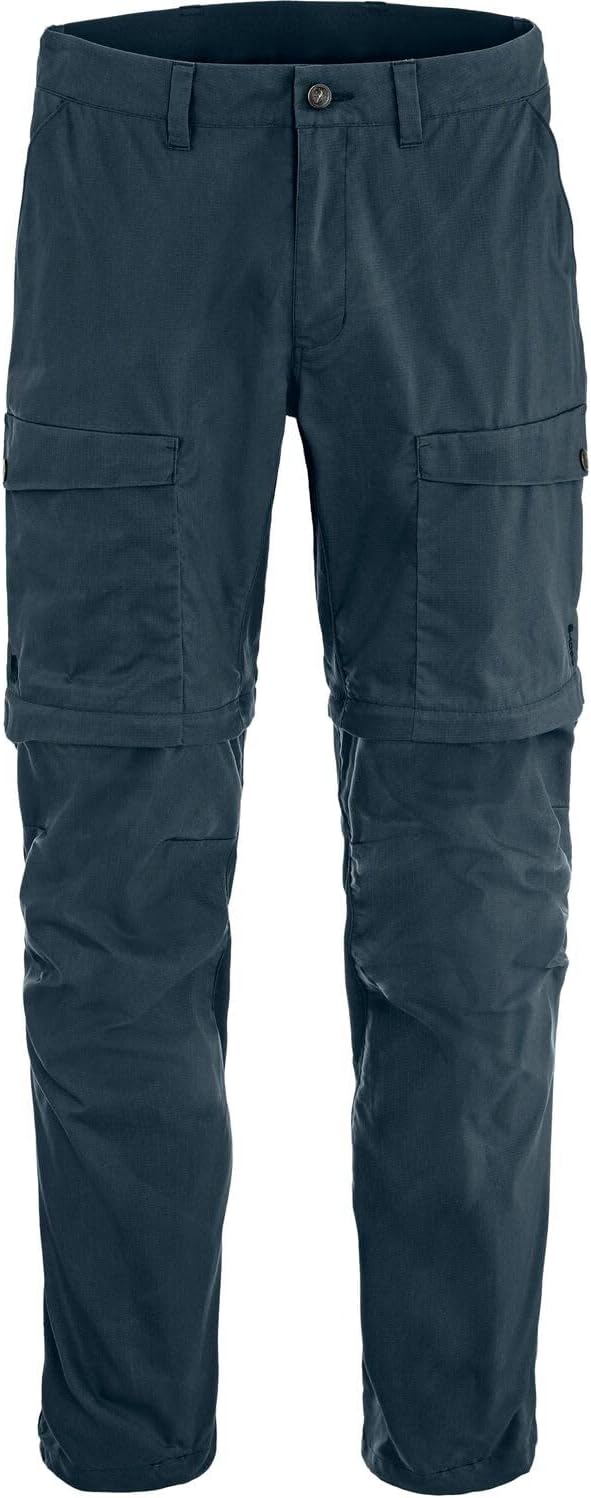 Fjällräven Men's Abisko Hybrid Trail TRS Zip-Off Navy