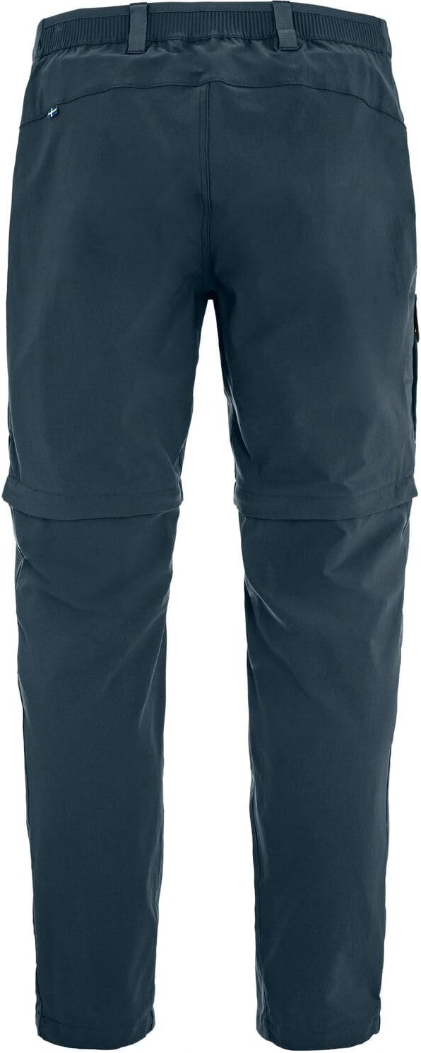 Fjällräven Men's Abisko Hybrid Trail TRS Zip-Off Navy