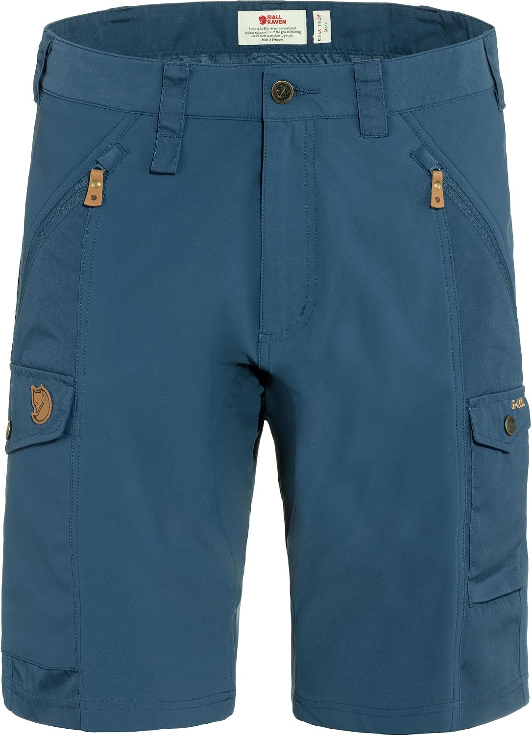 Fjällräven Abisko Men's Shorts - Stretch Panels, Reinforced Areas, Durable Fabric - Hiking, Trekking Indigo Blue