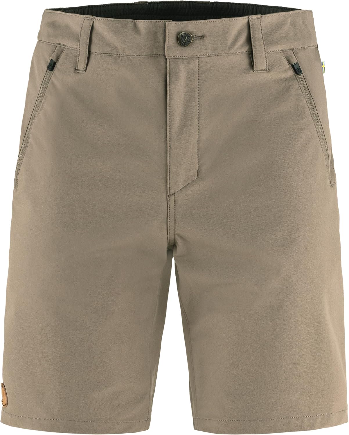 Fjällräven Abisko Men's Shorts - Stretch Panels, Lightweight, Durable Fabric - Hiking, Trekking Suede Brown