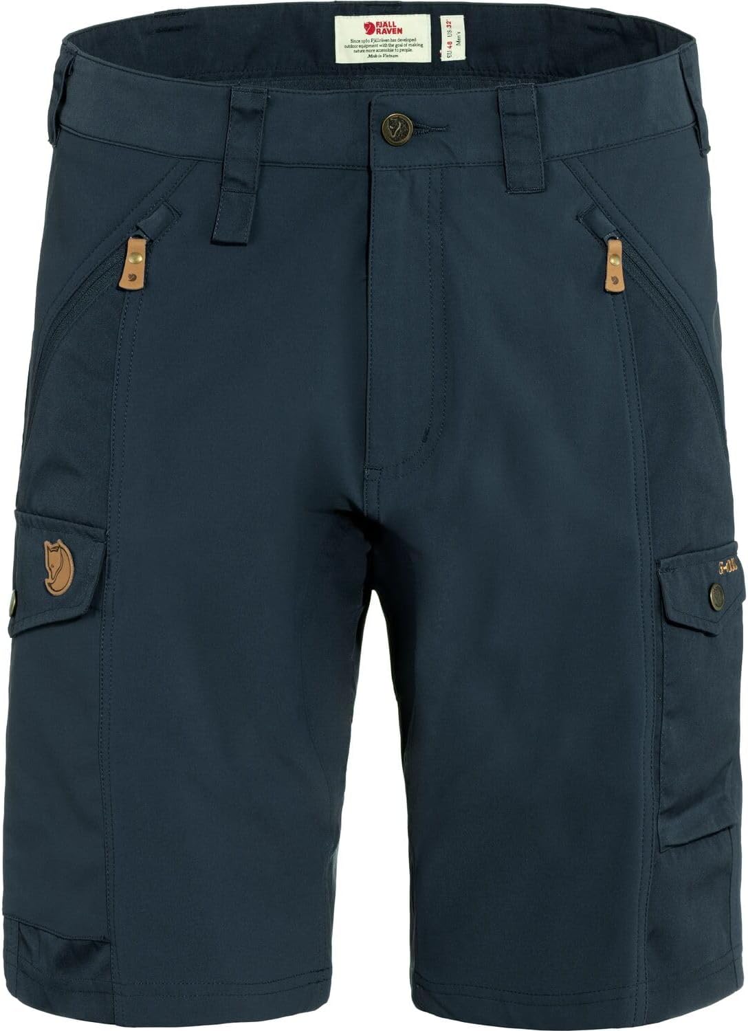 Fjällräven Abisko Men's Shorts - Stretch Panels, Reinforced Areas, Durable Fabric - Hiking, Trekking Dark Navy