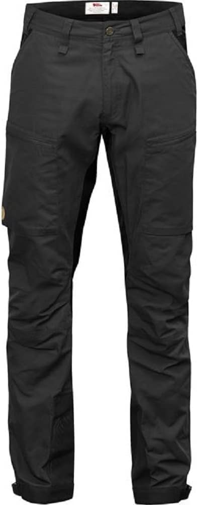 Fjallraven Mens Abisko Lite Trekking TrousersOutdoors Equipment Dark Grey/Black