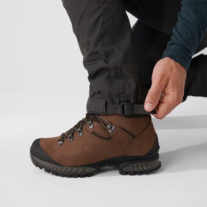 Fjallraven Mens Abisko Lite Trekking TrousersOutdoors Equipment Dark Grey/Black