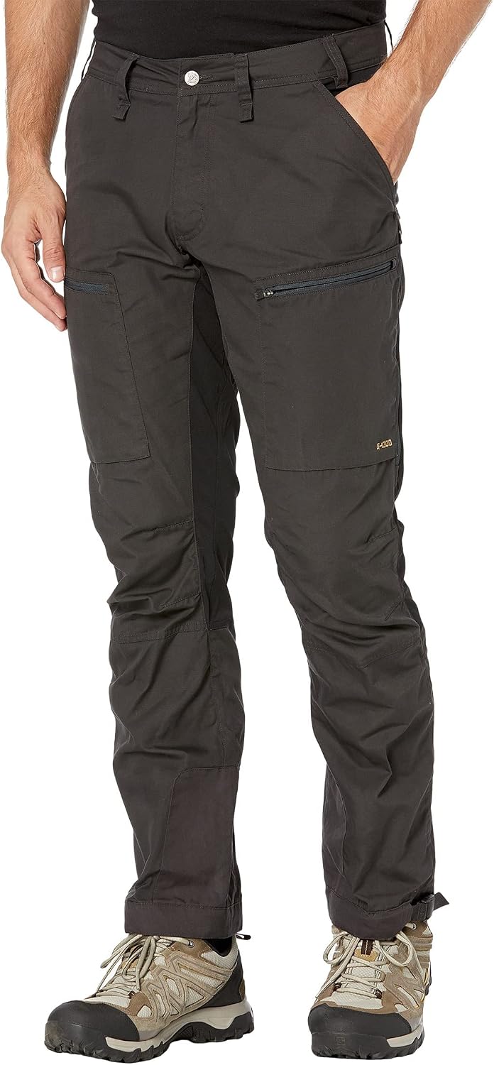 Fjallraven Mens Abisko Lite Trekking TrousersOutdoors Equipment Grey (Dark Grey)