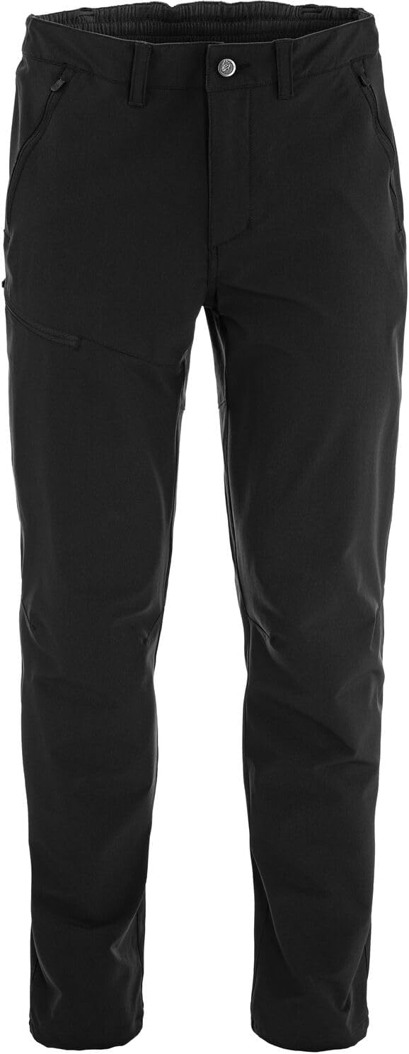 Fjällräven Abisko Men's Trekking Trousers - Stretch Panels, Reinforced Knees, Durable Fabric - Hiking, Trekking Black