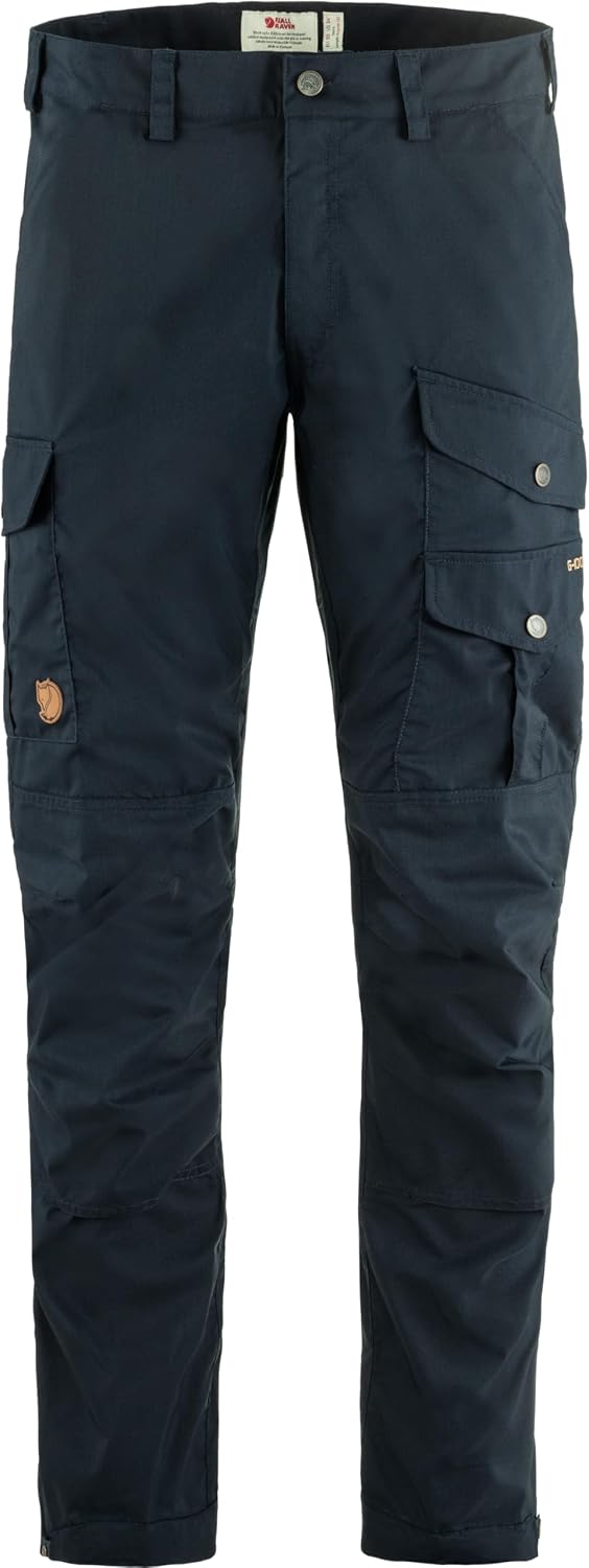 Fjällräven Vidda Pro Lite Men's Trekking Trousers - Breathable, Lightweight, Stretch Fabric - Hiking, Trekking Dark Navy