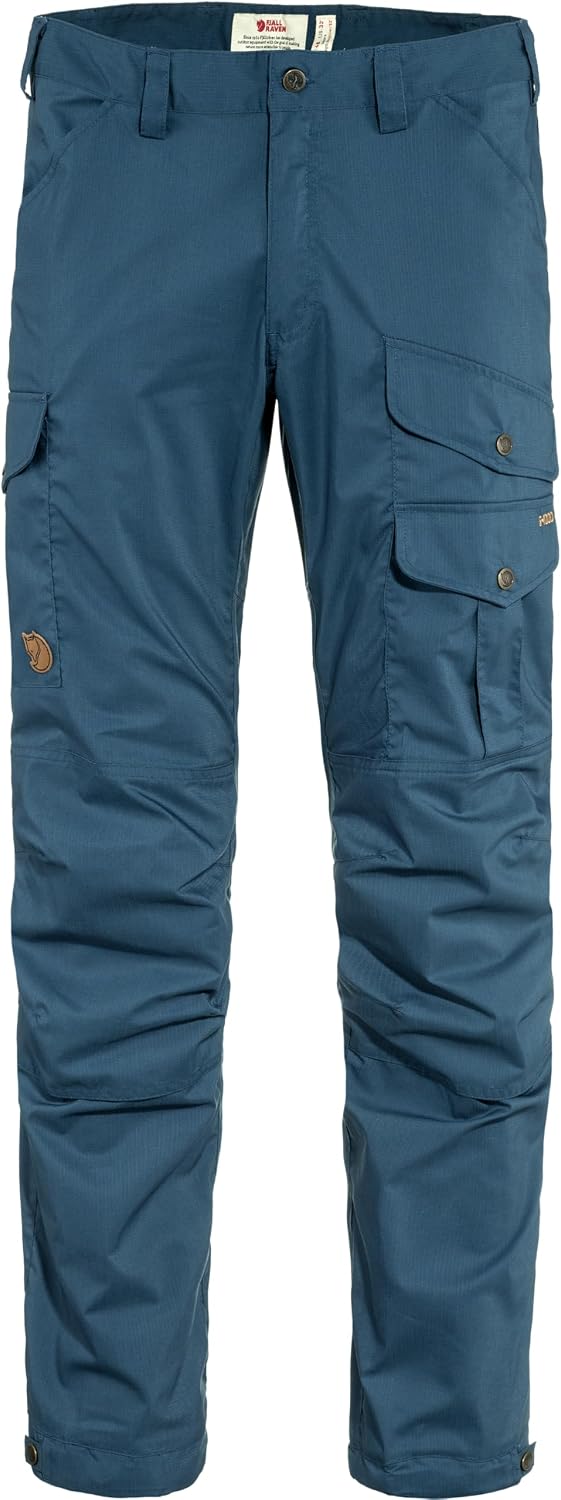 Fjällräven Vidda Pro Lite Men's Trekking Trousers - Breathable, Lightweight, Stretch Fabric - Hiking, Trekking Indigo Blue