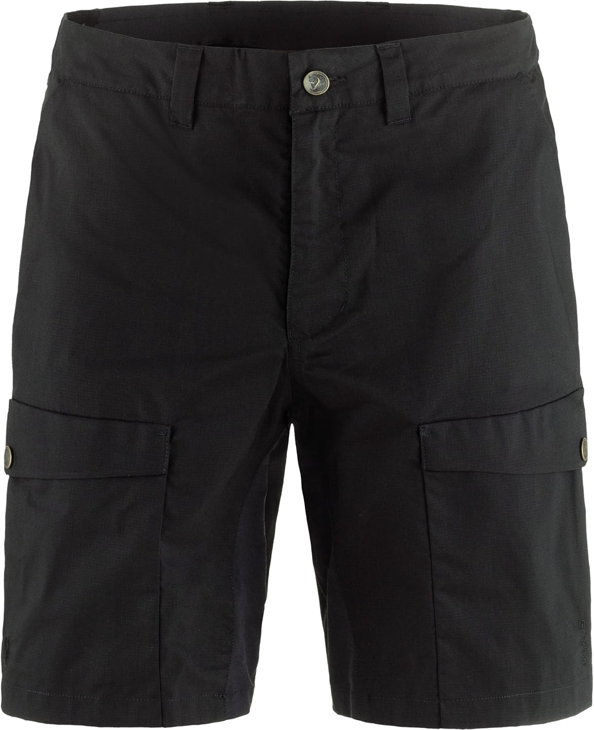 Fjällräven Abisko Hybrid Trail Men's Shorts - Stretch Panels, Reinforced Areas, Durable Fabric - Hiking, Trekking Black