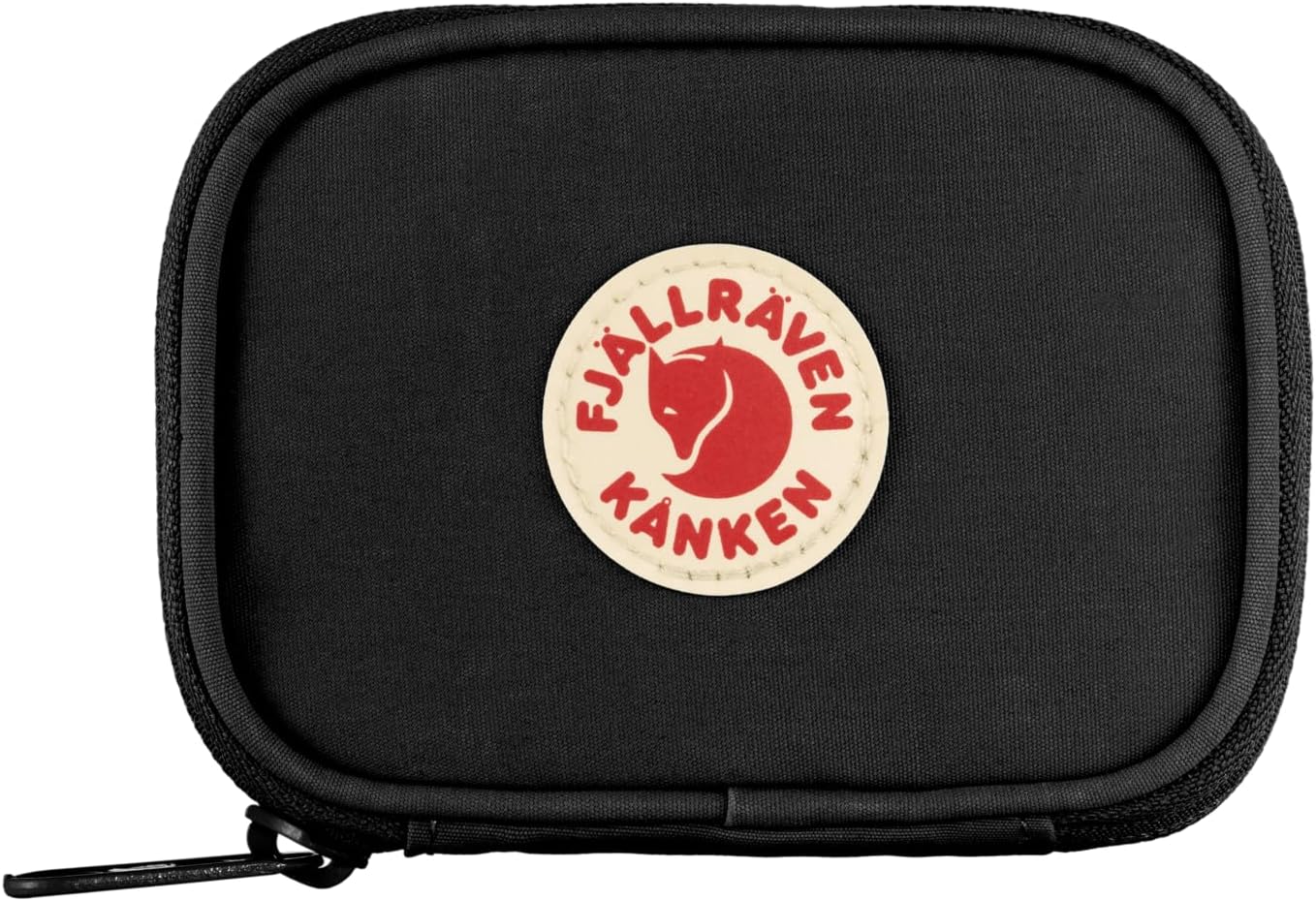 Fjällräven Kanken Card Wallet - Durable Vinylon Fabric, Slim Profile, Secure Storage - Travel Black