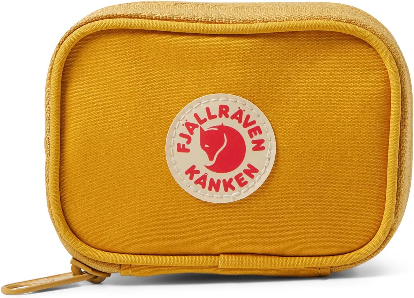 Fjällräven Kanken Card Wallet - Durable Vinylon Fabric, Slim Profile, Secure Storage - Travel Ochre