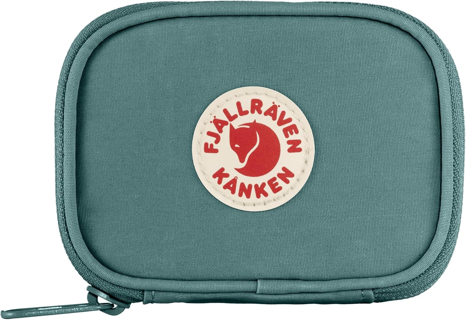 Fjällräven Kanken Card Wallet - Durable Vinylon Fabric, Slim Profile, Secure Storage - Travel Frost Green
