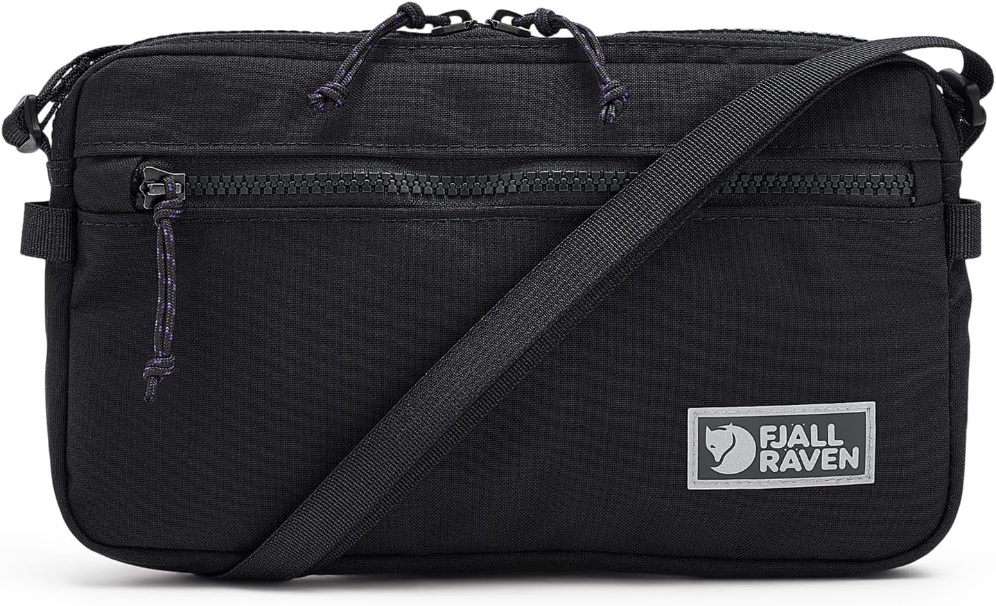 Fjällräven Vardag Pocket Large Crossbody - Durable Fabric, Compact Storage, Adjustable Strap - Travel Coal Black