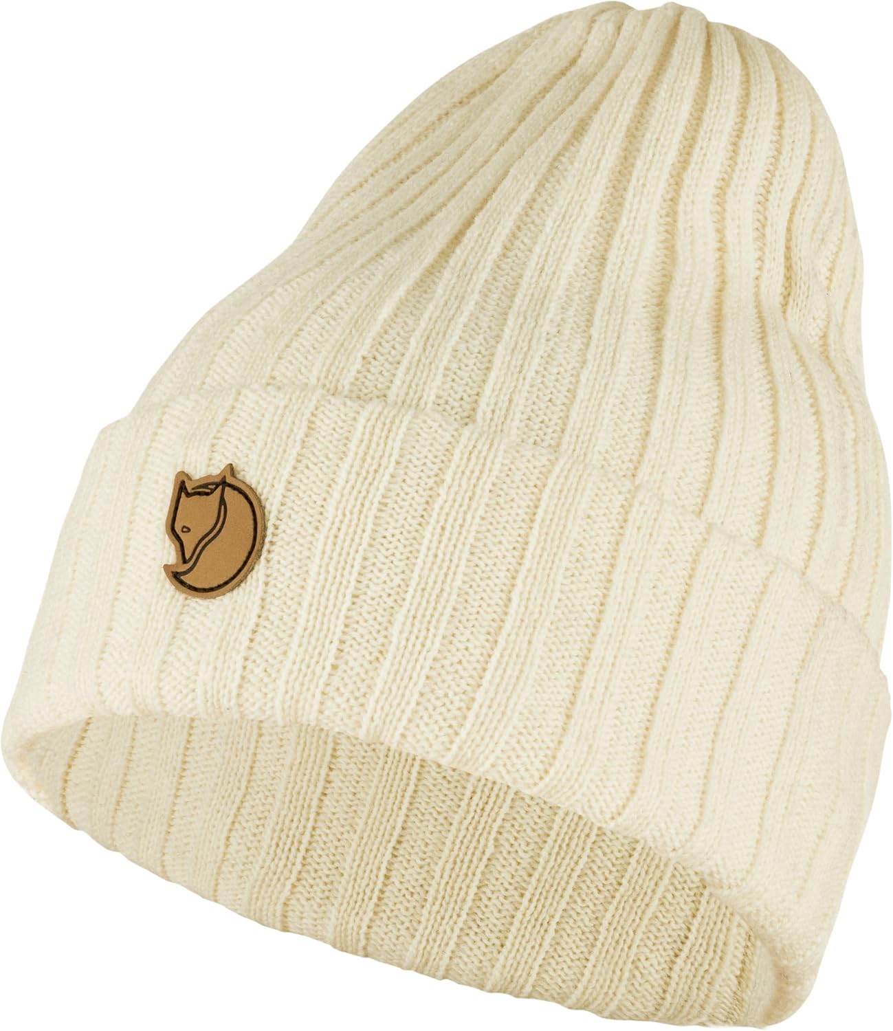 Fjällräven Byron Beanie - Winter Hat, Cold Weather Skull Cap Chalk White